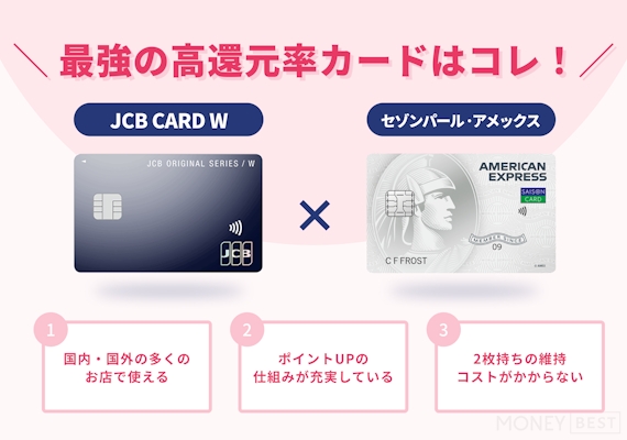 h3_クレジットカードおすすめ_JCB CARD W_セゾンパール・アメックス