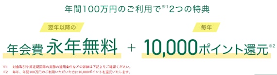 三井住友ゴールドカードNL_永年無料_公式スクショ